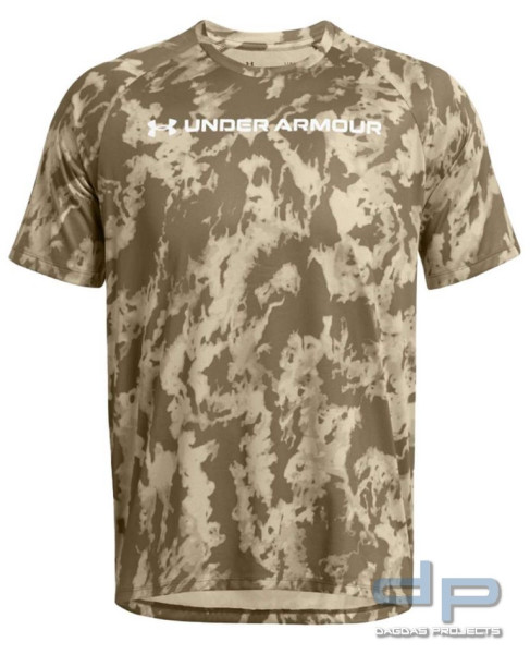 Under Armour HeatGear T- Shirt ABC Camo in desert