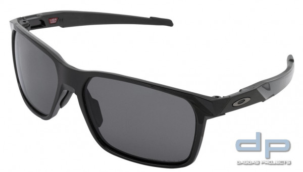 OAKLEY PORTAL X POLISHED BLACK PRIZM GREY POLARIZED