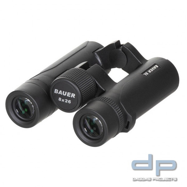 BAUER Fernglas, Outdoor SL, 8 x 26, wasserdicht, schwarz