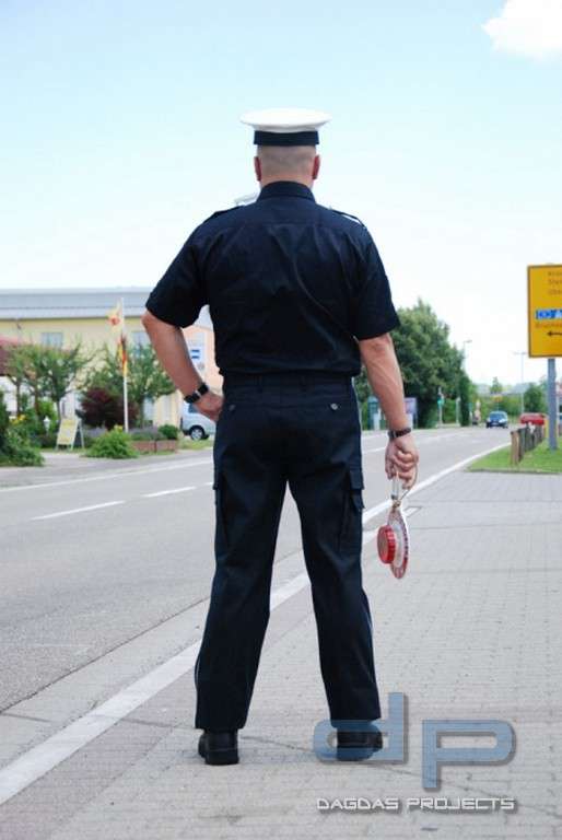 Polizei Diensthose BW mit Seitenstreifen Polizei Diensthosen