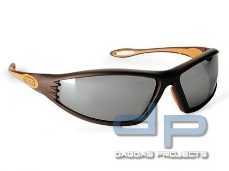 Endor polarisierende Brille Braun / Orange mit Grauglas - Modernes, sportliches Unisex-Zweischeiben-