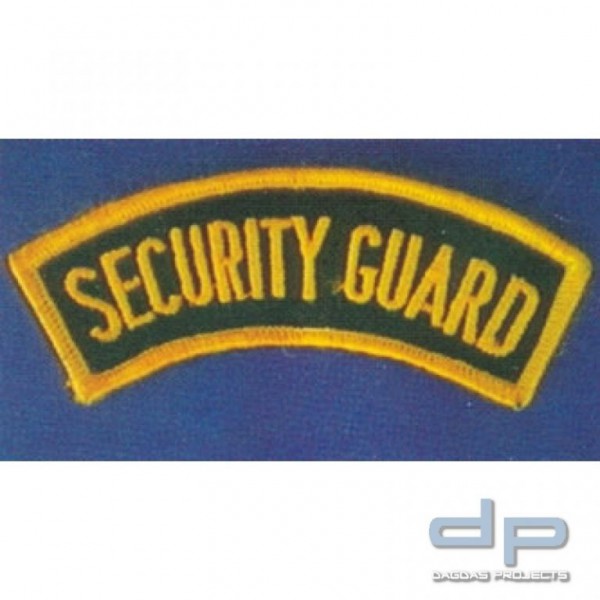 Security Guard Stoffabzeichen aus 100% Polyester