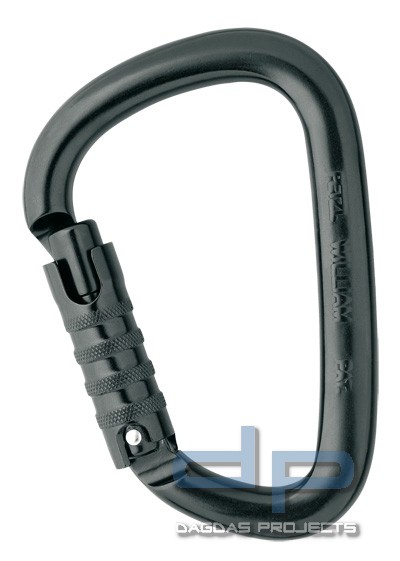 Petzl Military - Karabiner William Triact-Lock Schwarz