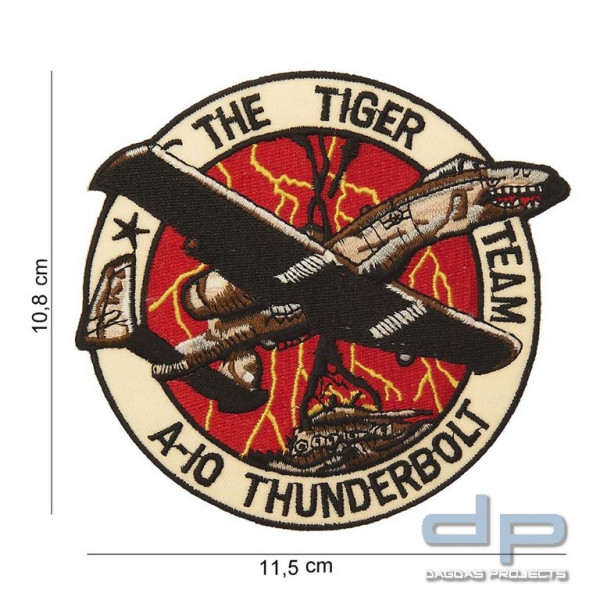Emblem Stoff The Tiger Team A-10 Thunderbolt