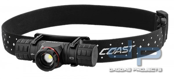 COAST XPH30R Stirnlampe (1000 Lumen 4 Leuchtmodi)