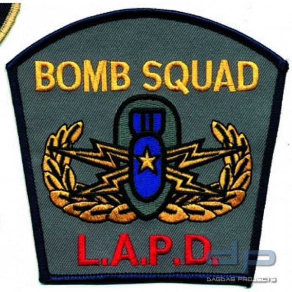 Stoffaufnäher - L.A.P.D. - Bomb Squad