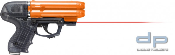 Pfefferspray JPX6 mit 4 Schuss Speedloader mit Laser