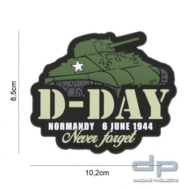 Emblem 3D PVC D-Day Sherman