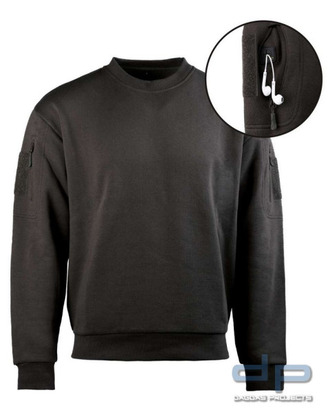 Mil-Tec Tactical Sweatshirt (Rundhals Pullover) in verschiedenen Farben