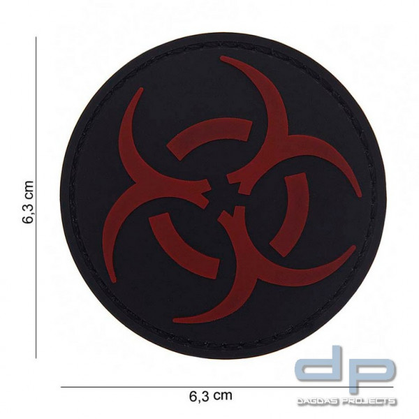 Emblem 3D PVC Resident Evil Schwarz/Rot