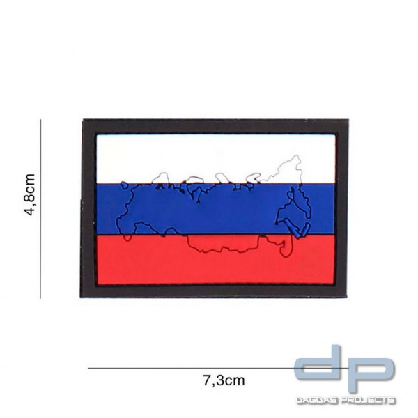 Emblem 3D PVC Russland mit Kontur
