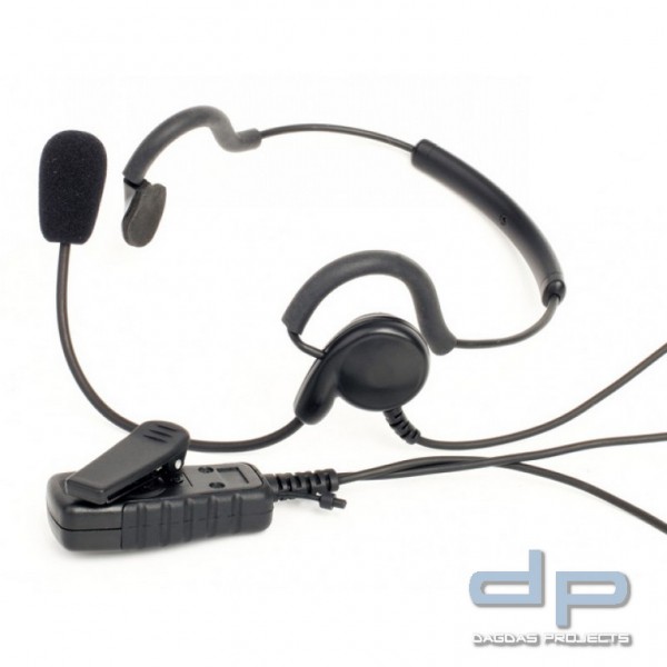 Hinterkopf-/Nackenbügel-Headset verstellbar - für Motorola MTP850FuG