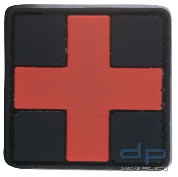 3D Rubber Patch First Aid Small in verschiedenen Farben