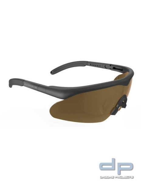 SWISS EYE® Takt. Laserschutz-/Schiessbrille &quot;Raptor PRO&quot; , braun