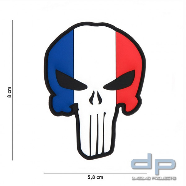 Emblem 3D PVC Punisher Französisch