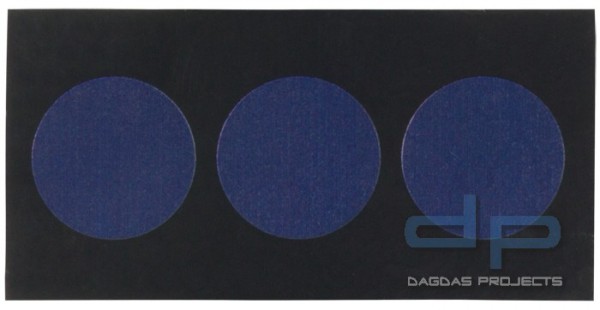 IR-Patch Polizei Zugführer Schwarz/Blau 8 x 4 cm