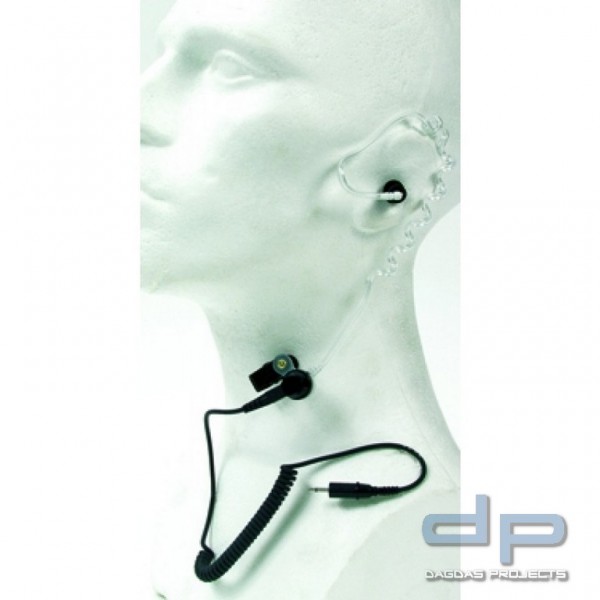 Ohrhörer KEP-2 - mit Clip - Spiralhebel - Schallschlauch - 2,5mm Stecker - nicht passend für FunKey4