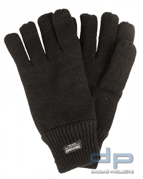 FINGERHANDSCHUHE PAN THINSULATE™ SCHWARZ VPE 12