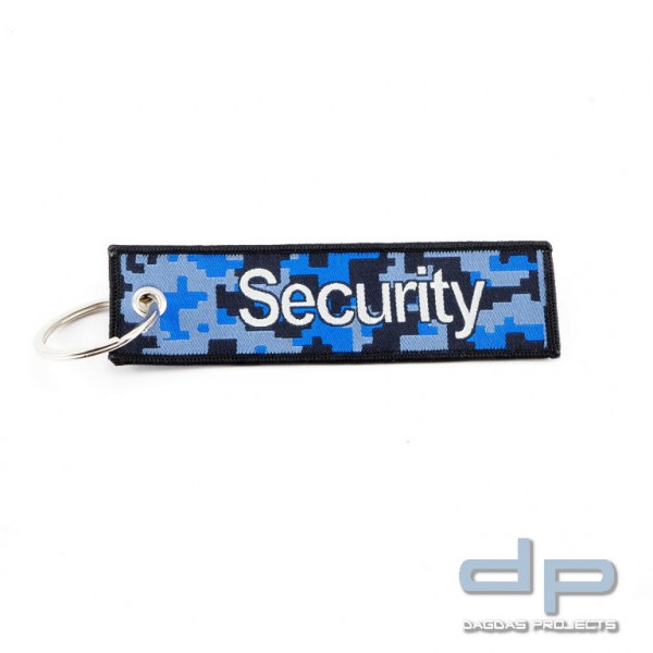 Anhänger Security mit Schlüsselring, Textil (125 x 35 mm)