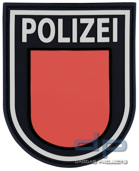 3D ÄRMELABZEICHEN POLIZEI NIEDERSACHSEN (SCHWARZ)