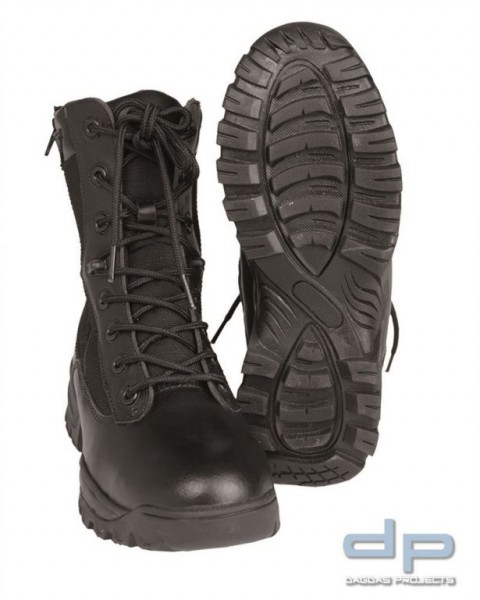 TACTICAL BOOT TWO-ZIP SCHWARZ