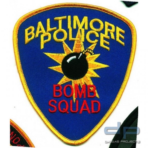 Stoffaufnäher - Baltimore Police Bomb Squad