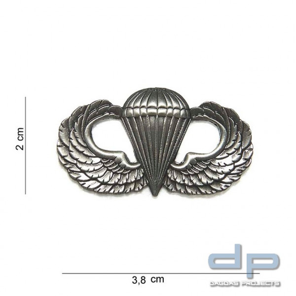 Emblem Para Wing groß Silber
