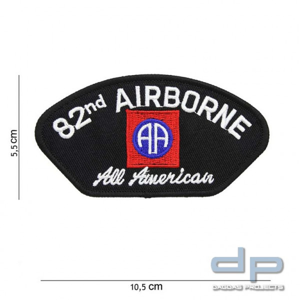 Emblem Stoff 82nd Airborne All American #3077