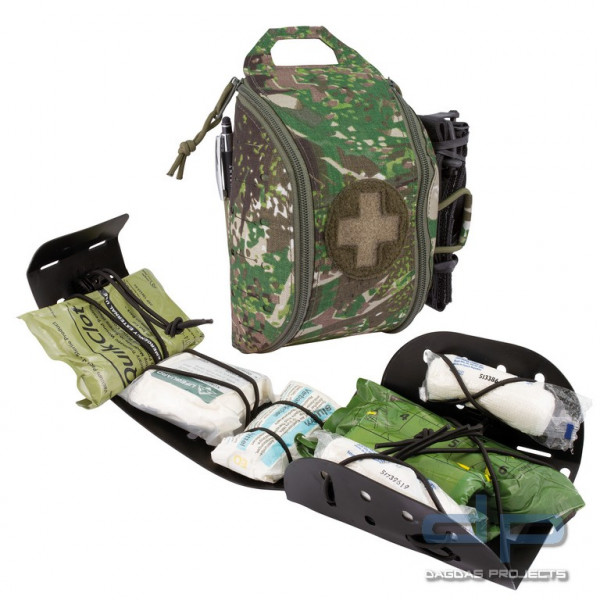 TEMPLARS GEAR SILENT FIRST AID POUCH in Concamo Green