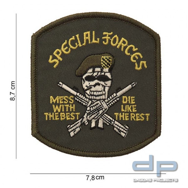 Emblem Stoff Special-Forces (Totenkopf)