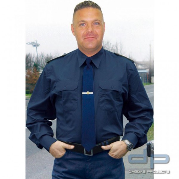 Polizei Diensthemd mit Schultertunnel langarm