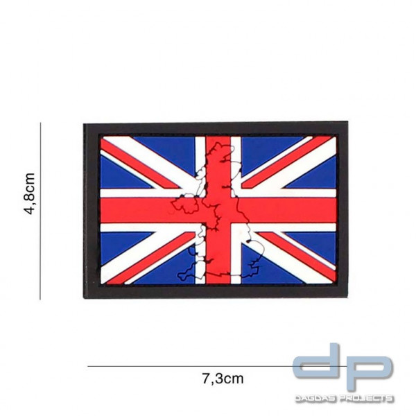 Emblem 3D PVC United Kingdom mit Kontur