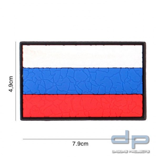 Emblem 3D PVC Russland cracked
