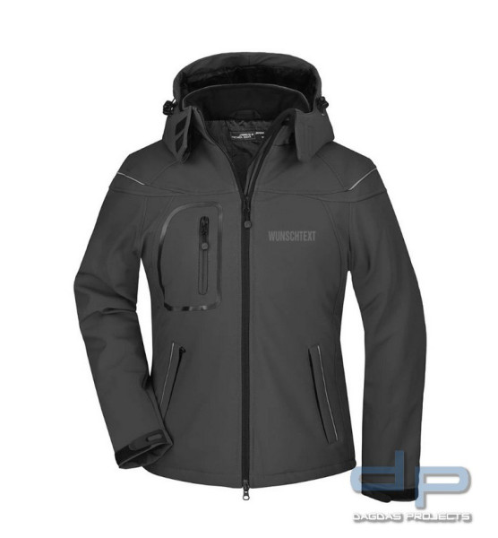 Ladies Winter Softshell Jacket DP S-Serie in verschiedenen Farben mit Wunschaufdruck