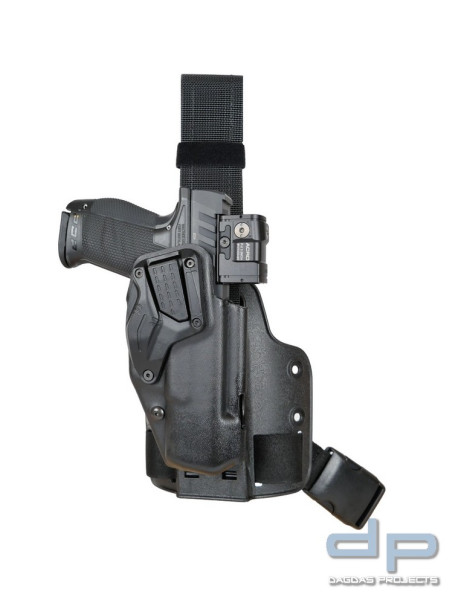 BIANCHI® 2004SP Taktisches Oberschenkelholster, SP10-Beinplatte, Kunststoff