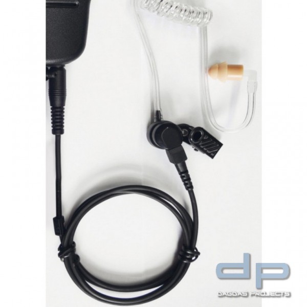 Ohrhörer mit Schallschlauch und Wandlereinheit - passend für SEPURA Handbedienteile - laute Ausführu