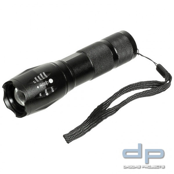 Stablampe, LED, &quot;Deluxa Military Torch&quot;