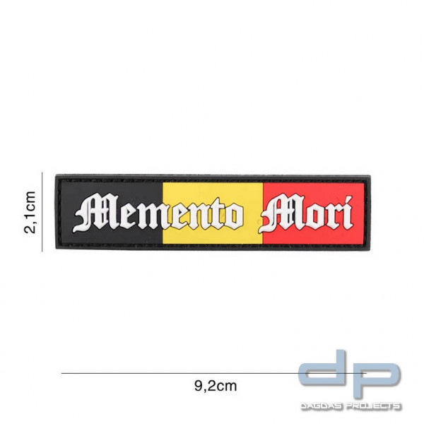 Emblem 3D PVC Memento Mori (streifen) Belgien