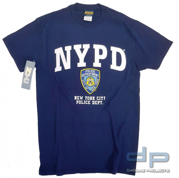 Original NYPD T-Shirt Navyblau