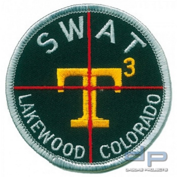 Stoffaufnäher - S.W.A.T. Lakewood, Colorado