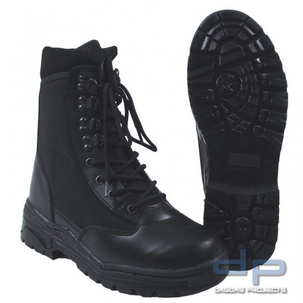 Stiefel, Fox-Adventure, Nylon- Leder, Gummisohle