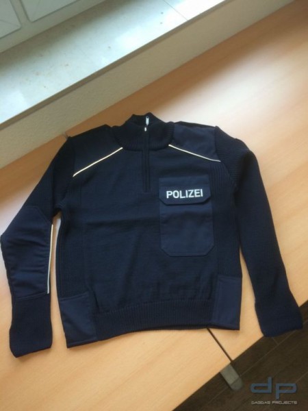 Polizei Troyer mit Refelexaufdruck POLIZEI Größe: D38