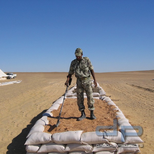 TREX® 204 M Empfindliches Metallsuchgerät mit Hockeysonde und Bodenkompensation