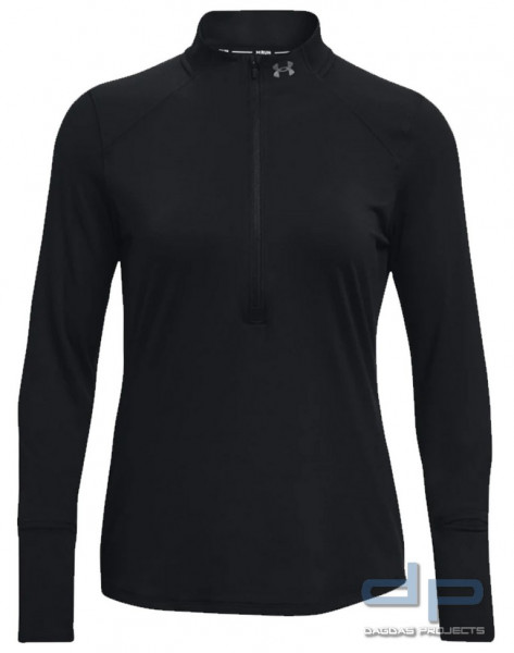 Under Armour Qualifier Run 2.0 1/2 Zip (Frauen Sweater) in schwarz