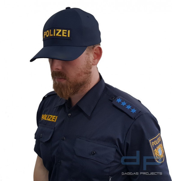 Flexfit Delta Cap Polizei Design Bayern in dark-navy