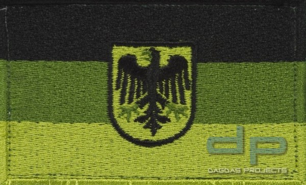 BW Hoheitsabzeichen Adler Oliv mit Klettband Groß