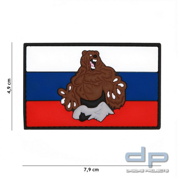 Emblem 3D PVC Russland Bär