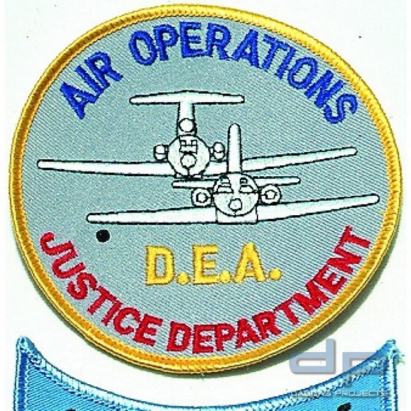 Stoffaufnäher - D.E.A. - Air Operations - Justice Department
