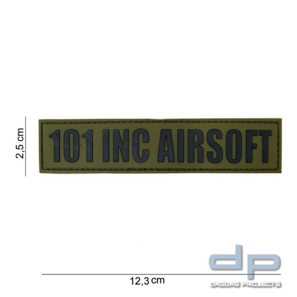 Emblem 3D PVC 101 INC Tab