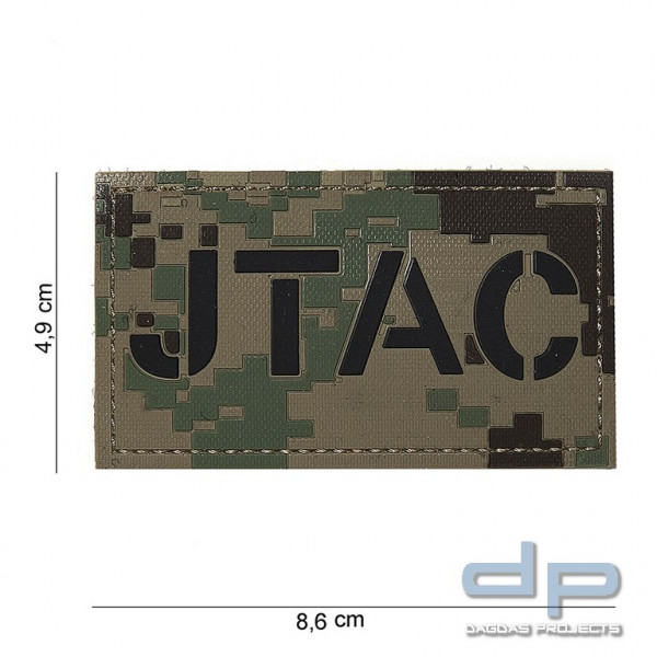 Emblem 3D PVC JTAC dig. Woodland